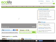 Tablet Screenshot of ecolife.com