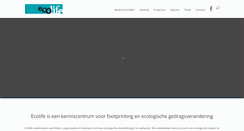 Desktop Screenshot of ecolife.be