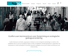 Tablet Screenshot of ecolife.be
